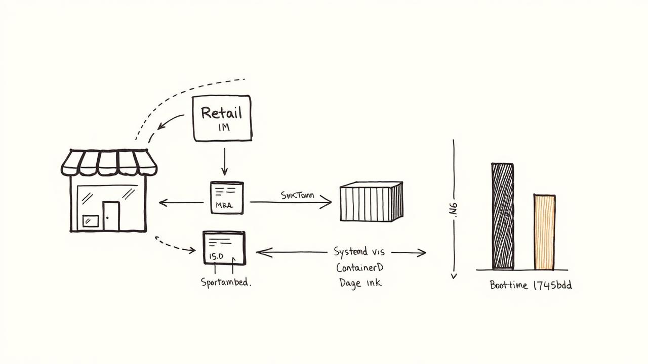 Containers on Retail Edge: Bandwidth, Boot-Time, and Burnt Weekends