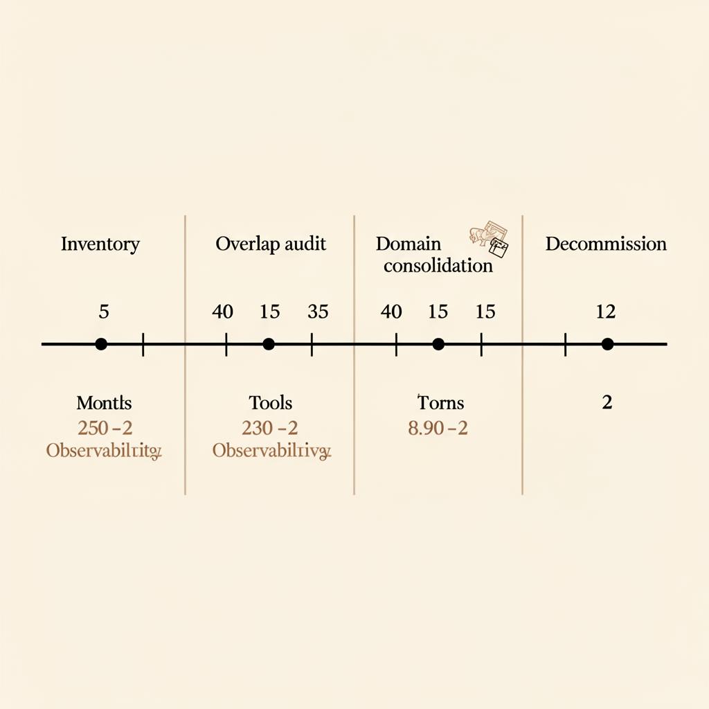 Observability consolidation roadmap timeline
